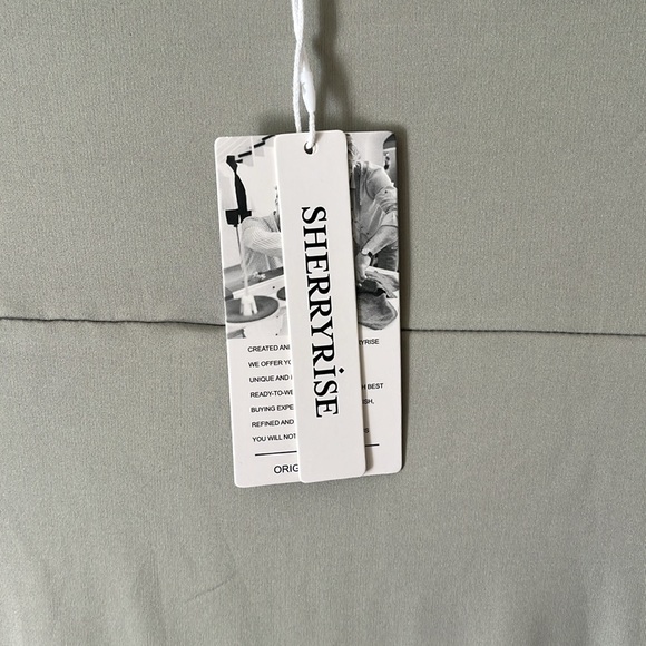 NWT SHERRYRISE One Shoulder Wrap Dress - Women’s Medium - Picture 4 of 6